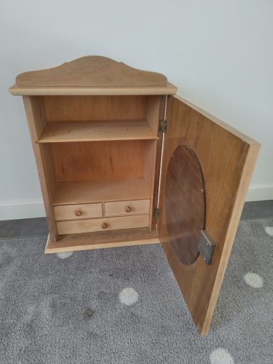 Antikes Kästchen Mathilda renoviert – Höhe 49 cm Renoviertes antikes Wandkästchen – Mathilda Nachhaltiges Upcycling, Aufgemöbelt Bern